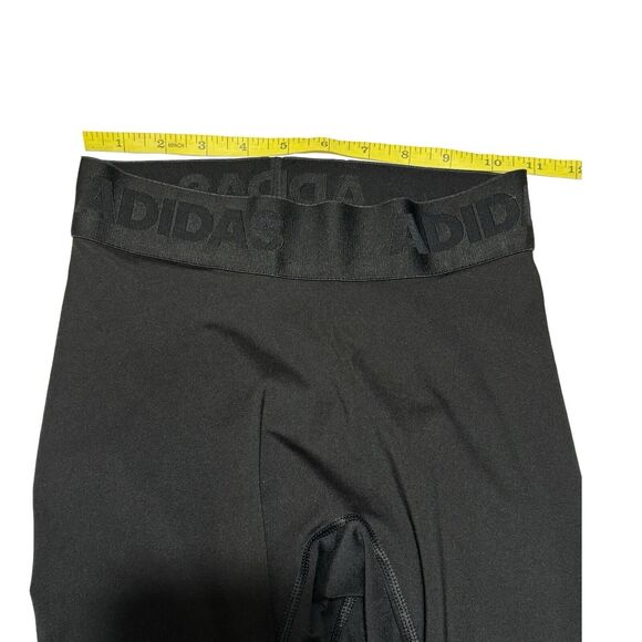 Adidas Legging Capri Womens Small Black Alpha Skin Cropped Yoga Pants - Picture 7 of 9